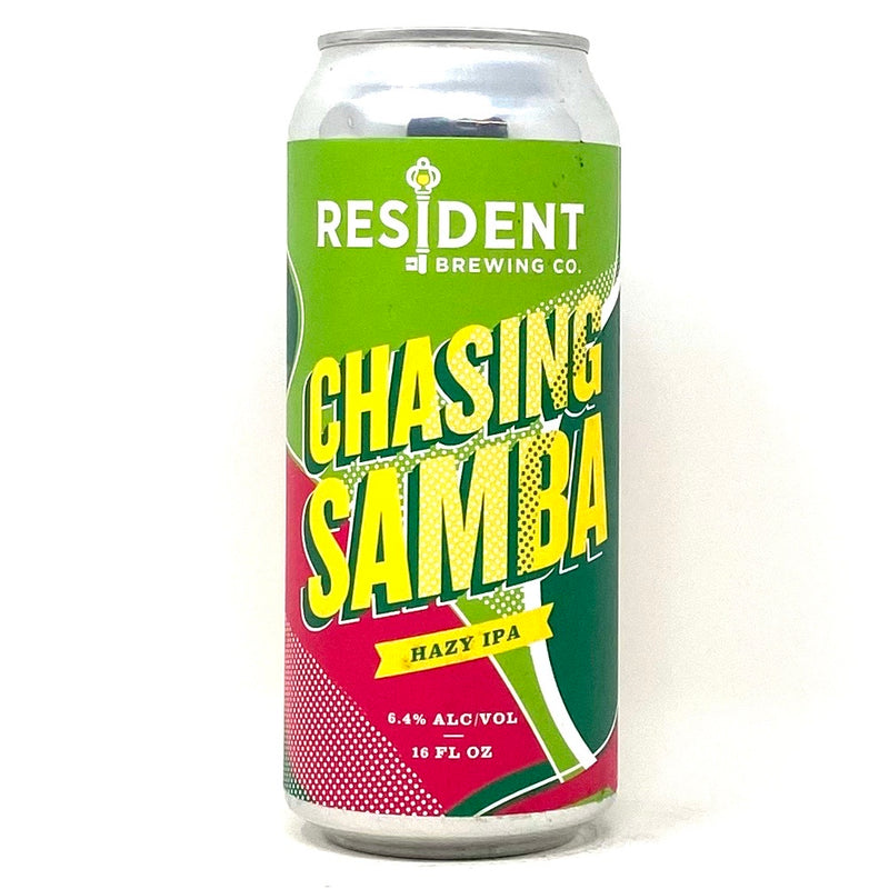 RESIDENT BREWING CO. CHASING SAMBA HAZY IPA 16oz can