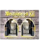BROUWERJI WESTVLETEREN / TRAPPIST WESTVLETEREN 12 Set / 6 x 33cl Bottles & 2 Trappist Glasses
