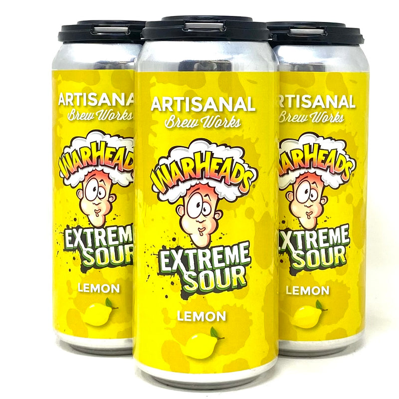 ARTISANAL BREW WORKS WARHEADS EXTREME SOUR LEMON 16oz can