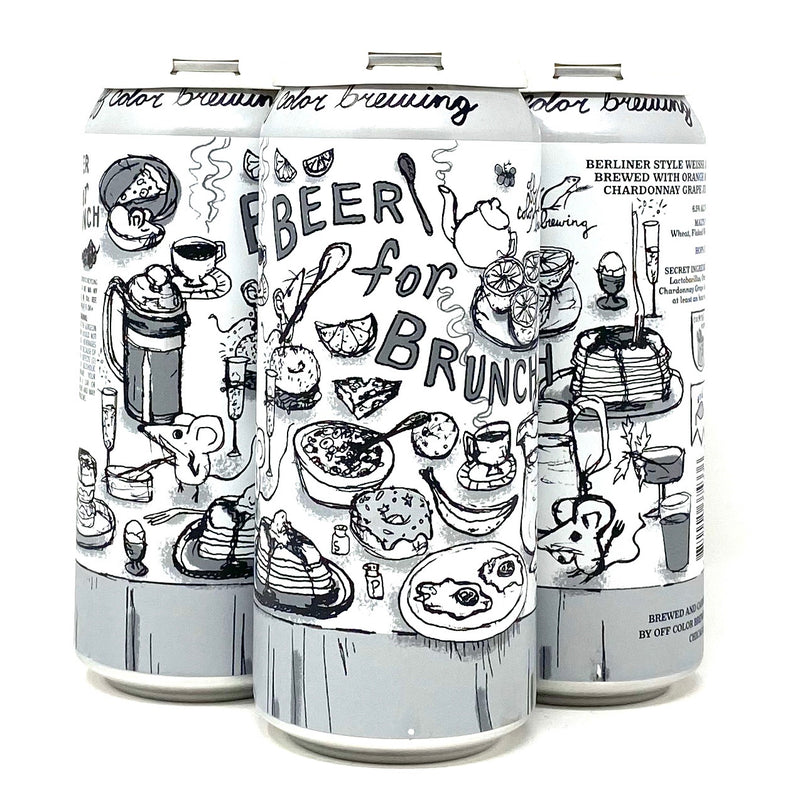 OFF COLOR BEER FOR BRUNCH BERLINER STYLE WEISSE ALE 16oz can