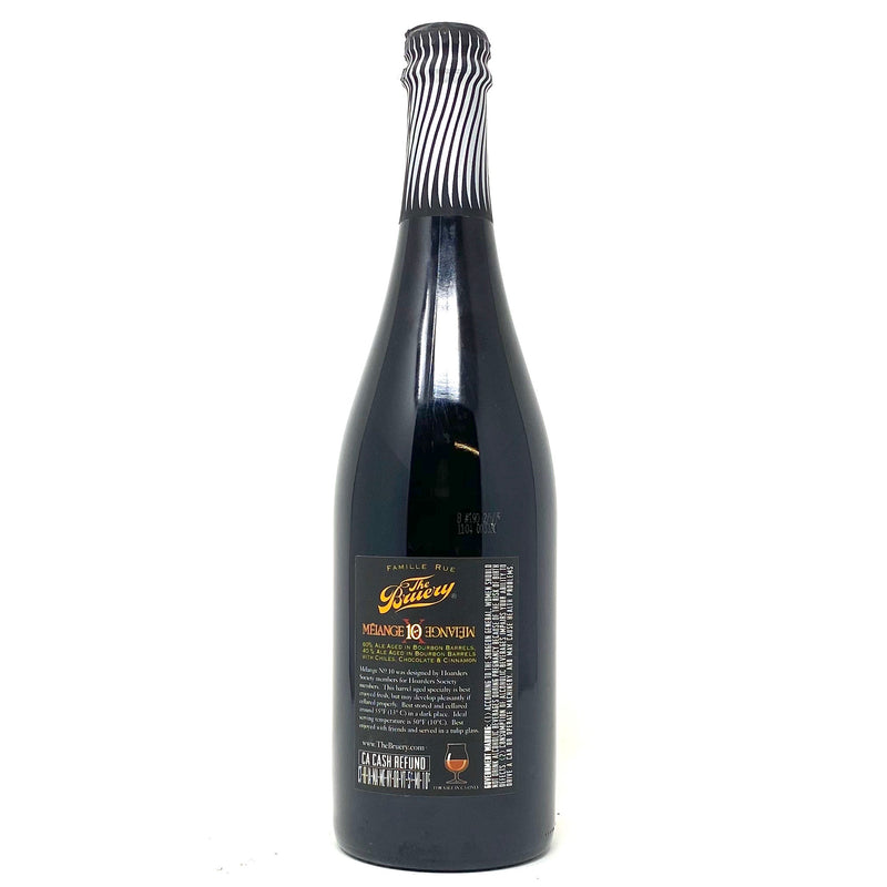THE BRUERY 2015 MELANGE No.10 BOURBON BARREL-AGED ALE 750ml Bottle ***LIMIT 1 PER PERSON***