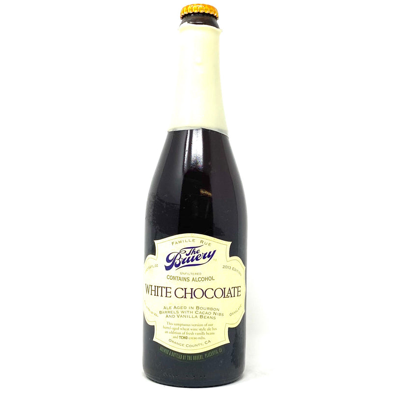 THE BRUERY 2013 WHITE CHOCOLATE ALE BBA w/ CACAO NIBS & VANILLA BEANS 750ml Bottle