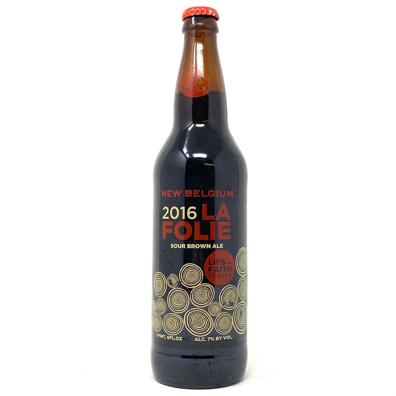 NEW BELGIUM 2016 ‘LIPS OF FAITH SERIES’ LA FOLIE SOUR BROWN ALE 22oz Bottle