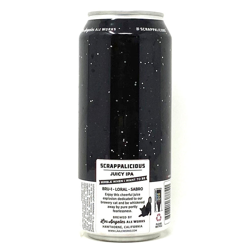 LOS ANGELES ALE WORKS SCRAPPALICIOUS JUICY IPA 16oz can