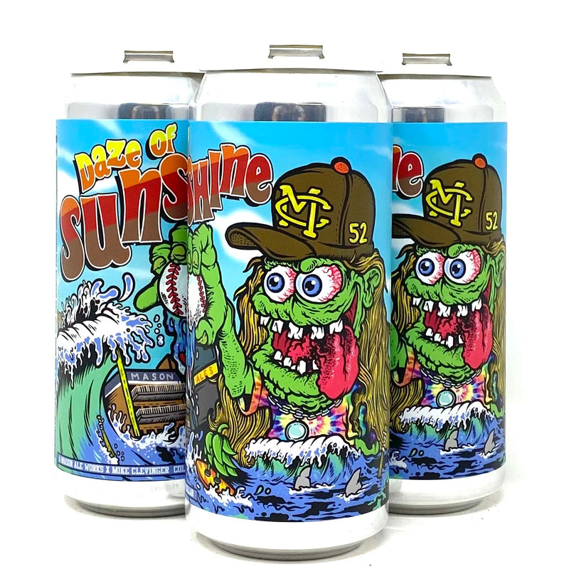 MASON ALEWORKS x MIKE CLEVINGER ‘DAZE OF SUNSHINE’ HAZY IPA 16oz can