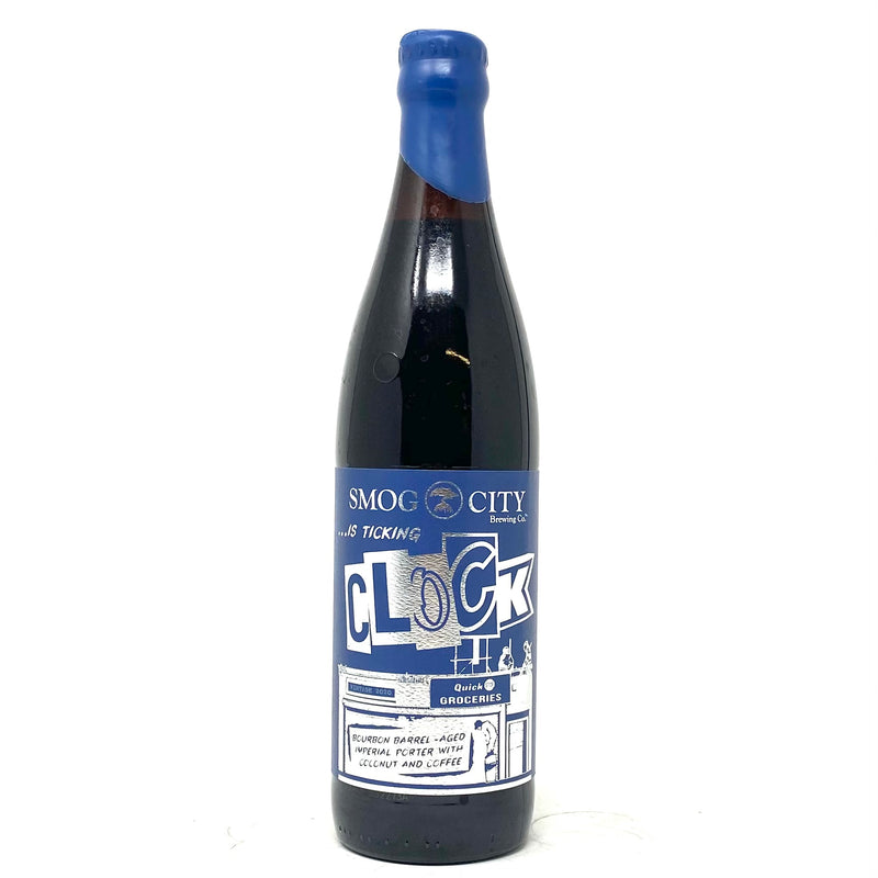 SMOG CITY BREWING CLOCK IS TICKING... B.B.A. IMPERIAL PORTER w/ COCONUT & COFFEE 500ml Bottle
