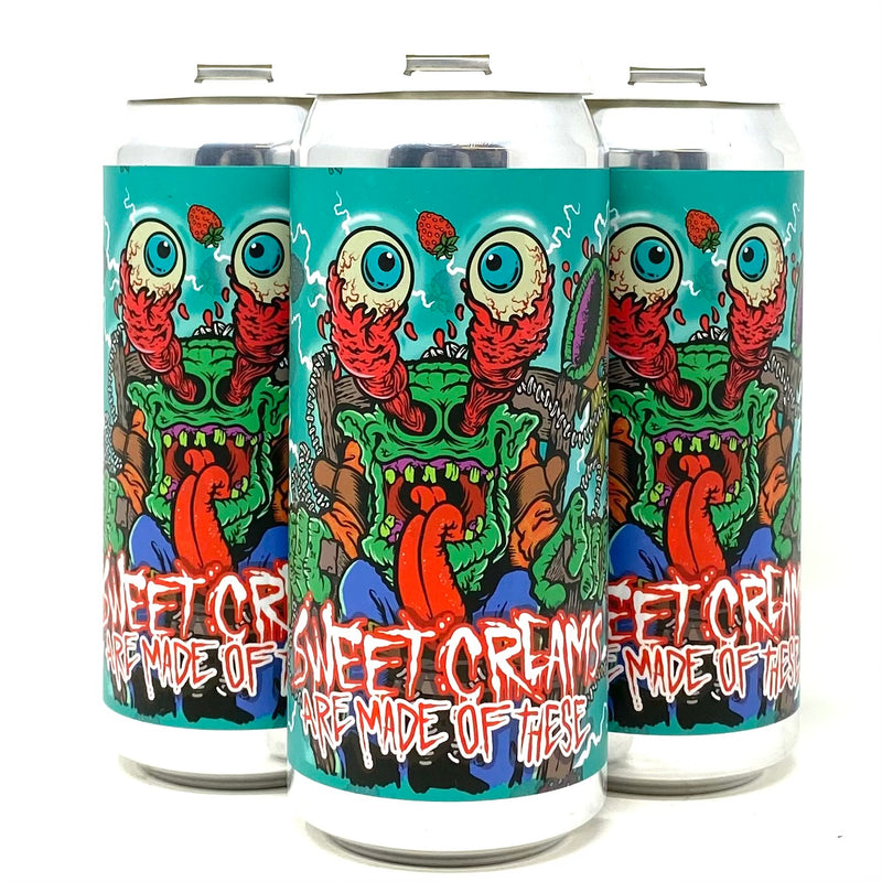MASON ALEWORKS SWEET CREAMS ARE MADE OF THESE MILKSHAKE INSPIRED ALE w/ STRAWBERRY, VANILLA & LACTOSE 16oz can
