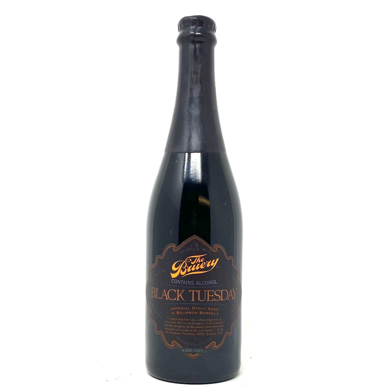 THE BRUERY 2012 BLACK TUESDAY BOURBON BARREL AGED IMPERIAL STOUT 750ML ***LIMIT 1 PER PERSON***