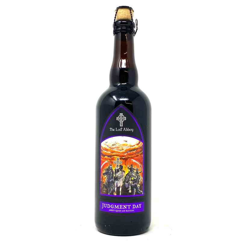 THE LOST ABBEY JUDGEMENT DAY ABBEY QUAD w/ RAISINS 750ml Bottle
