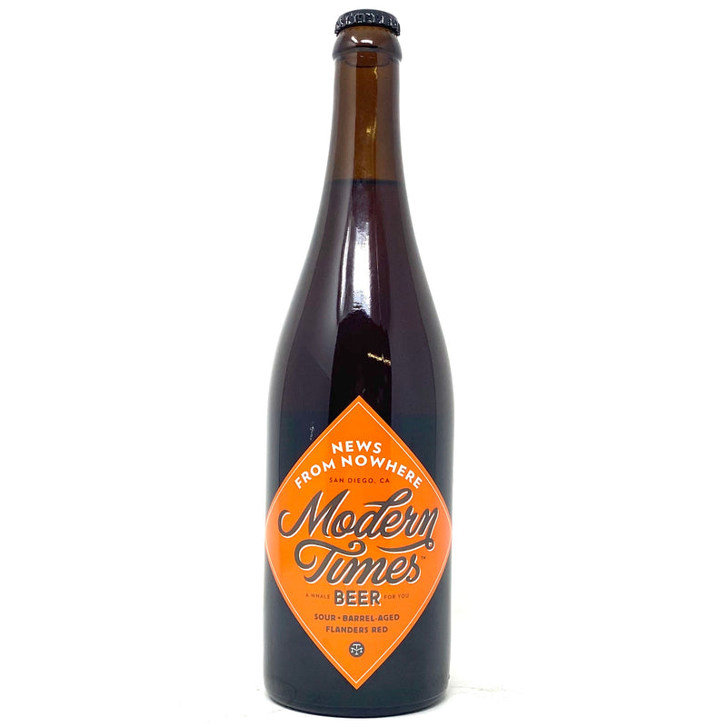 MODERN TIMES NEWS FROM NOWHERE SOUR BARREL-AGED FLANDERS RED 750ml Bottle