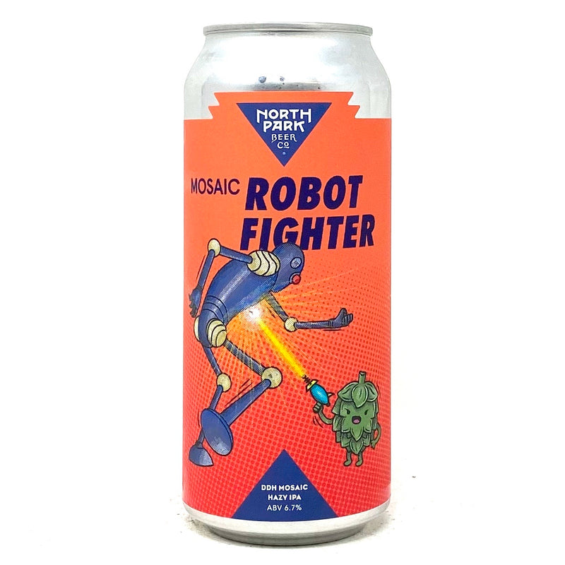 NORTH PARK BREWING CO. MOSAIC ROBOT FIGHTER 16oz can