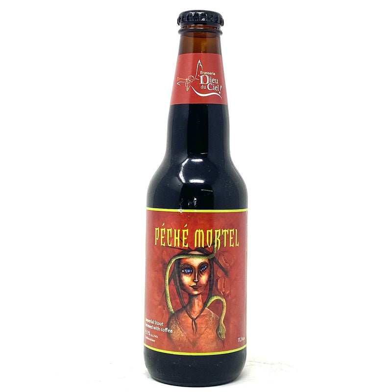 BRASSERIE DIEU DU CIEL PECHE MORTEL IMPERIAL STOUT w/ COFFEE 11.5oz Bottle