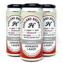 HARLAND BREWING JAPANESE LAGER 16oz can