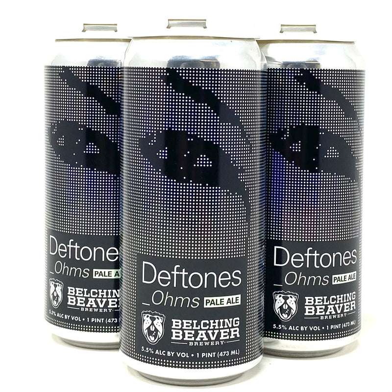 BELCHING BEAVER & DEFTONES OHMS PALE ALE 16oz can  ***LIMIT 1 PER ORDER***