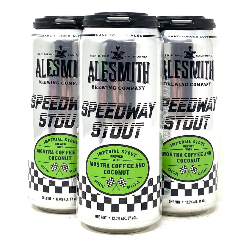 ALESMITH SPEEDWAY IMPERIAL STOUT w/ MONSTRA COFFEE & COCONUT 16oz can