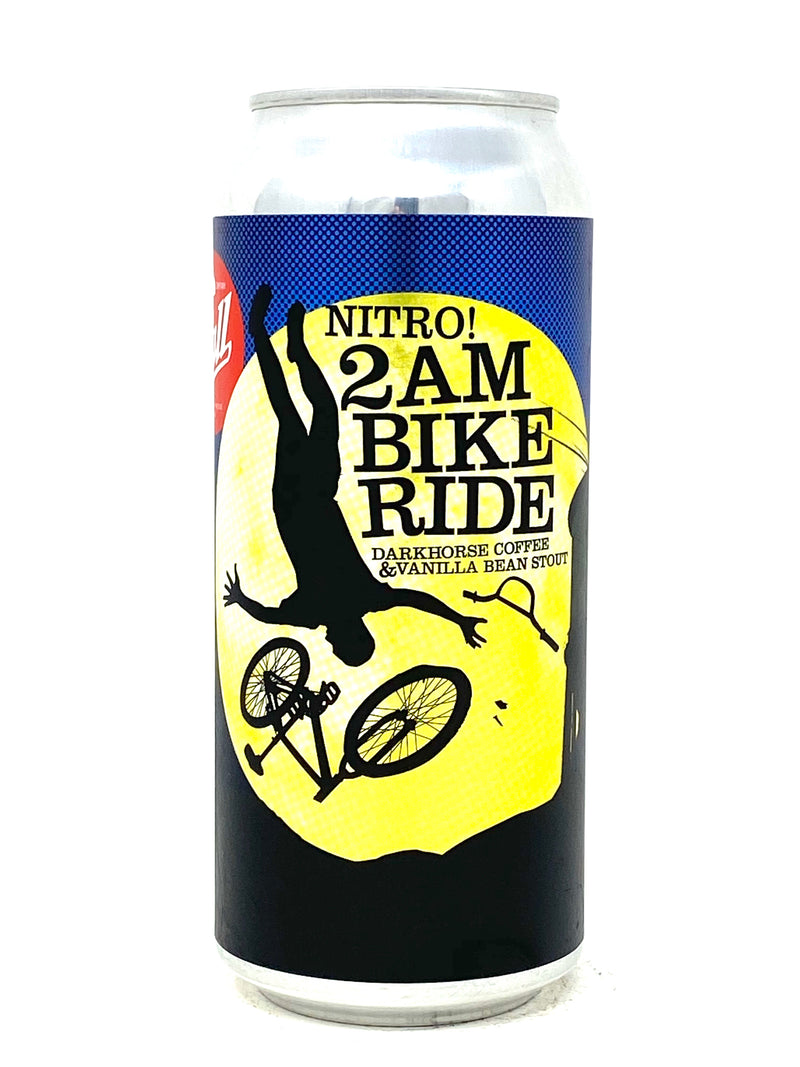 FALL BREWING 2am BIKE RIDE *NITRO* DARKHORSE COFFEE & VANILLA BEAN STOUT 16oz can