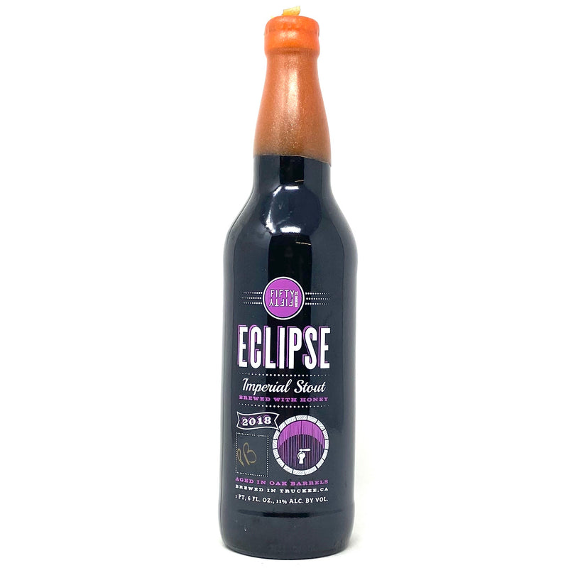 FIFTYFIFTY ECLIPSE 2018 BARREL-AGED PEACH BRANDY IMPERIAL STOUT 22oz Bottle
