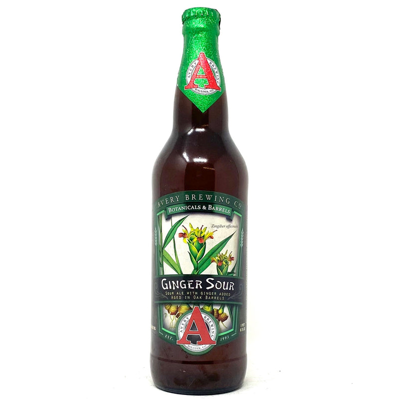 AVERY BREWING GINGER SOUR AGED IN OAK BARRELS 22oz Bottle