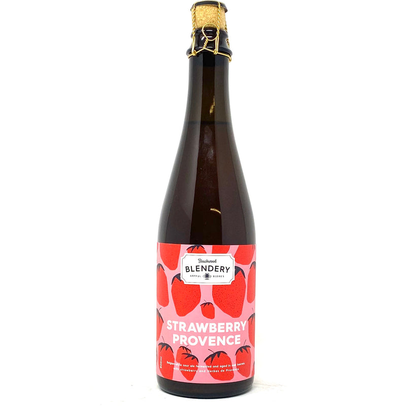 BEACHWOOD BLENDERY STRAWBERRY PROVENCE BELGIAN-STYLE SOUR ALE 500ml Bottle