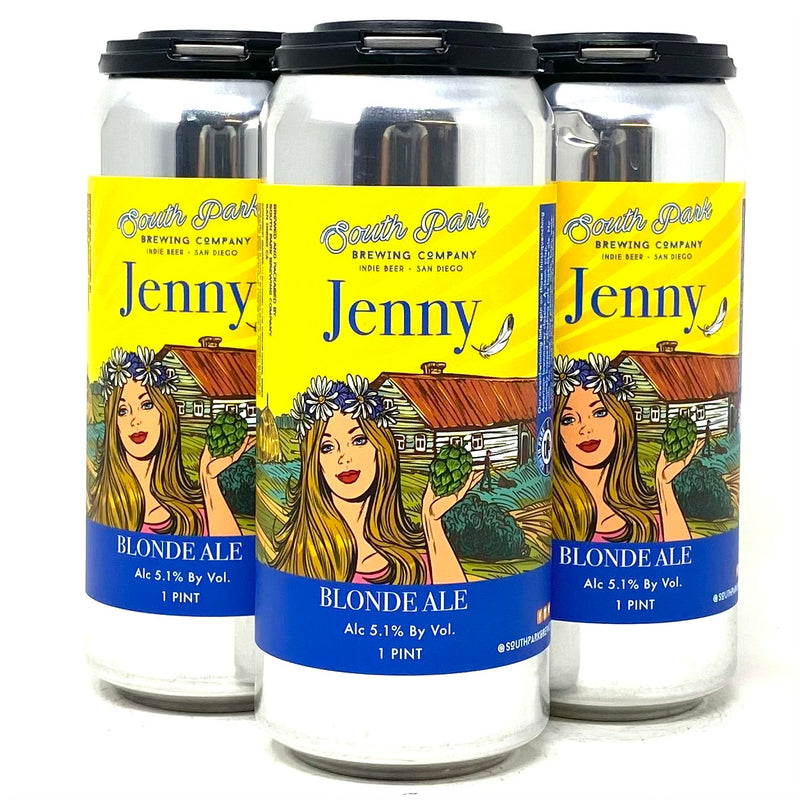 SOUTH PARK BREWING JENNY BLONE ALE 16oz can