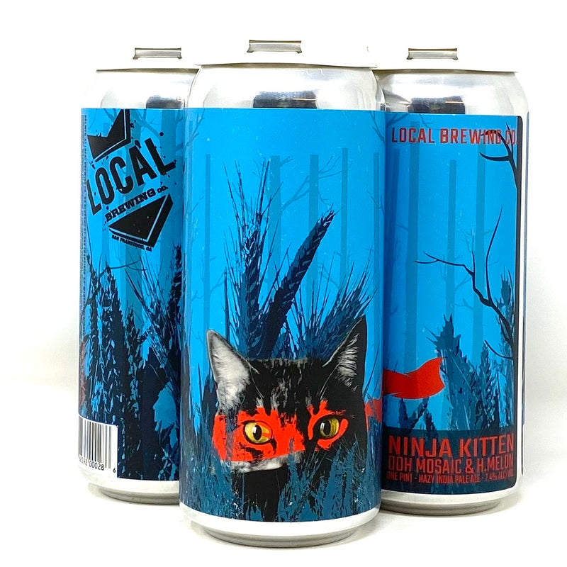LOCAL BREWING CO. NINJA KITTEN HAZY IPA 16oz can
