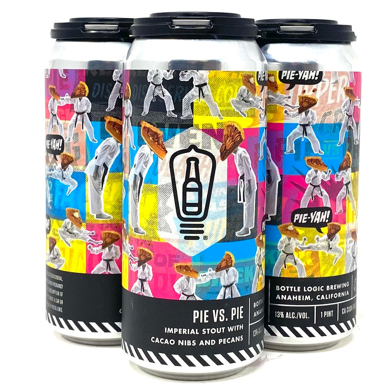 BOTTLE LOGIC PIE vs PIE IMPERIAL STOUT w/ CACAO NIBS & PECANS 16oz can
