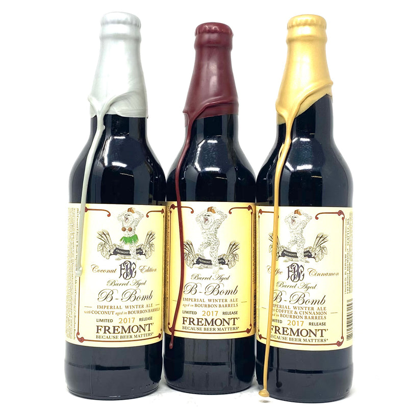 FREMONT 2017 BBA B-BOMB SET / IMPERIAL WINTER ALE with COCONUT / IMPERIAL WINTER ALE  with COFFEE & CINNAMON / IMPERIAL WINTER ALE