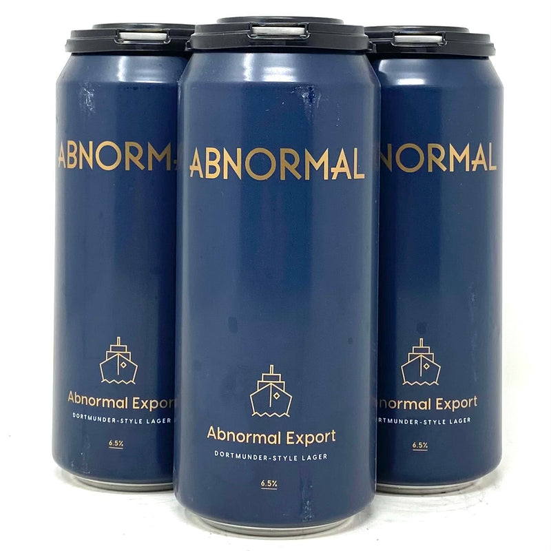 ABNORMAL BEER Co. ABNORMAL EXPORT DORTMUNDER-STYLE LAGER 16oz can