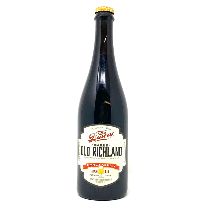 THE BRUERY 2014 OAKED OLD RICHLAND HOPPY AMERICAN BARLEYWINE ALE 750ml Bottle ***LIMIT 1 PER ORDER***