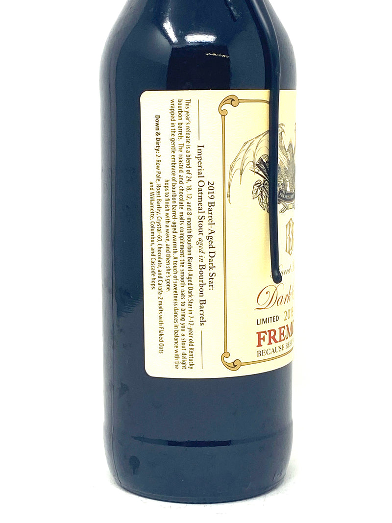 FREMONT DARKSTAR 2019 LIMITED RELEASE BARREL AGED IMPERIAL OATMEAL STOUT 22oz Bottle ***LIMIT 1 PER CUSTOMER***
