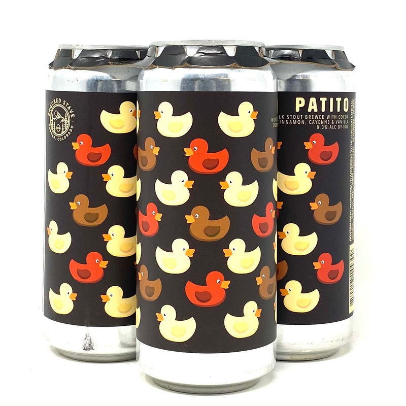 CROOKED STAVE PATITO MILK STOUT 16oz can