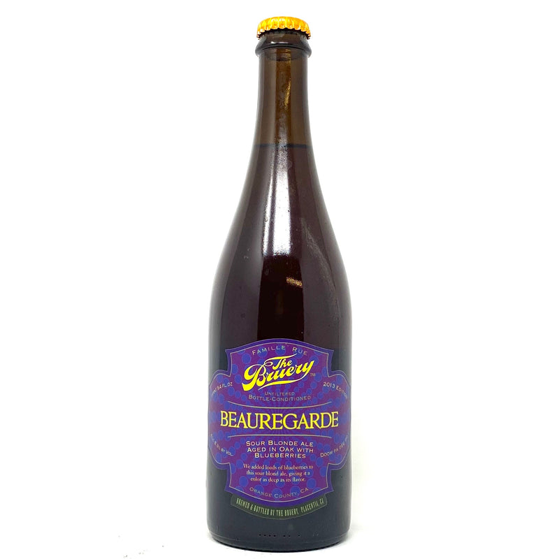 THE BRUERY 2013 BEAUREGARDE SOUR BLONDE ALE AGED IN OAK w/ BLUEBERRIES 750ml Bottle ***LIMIT 1 PER PERSON***