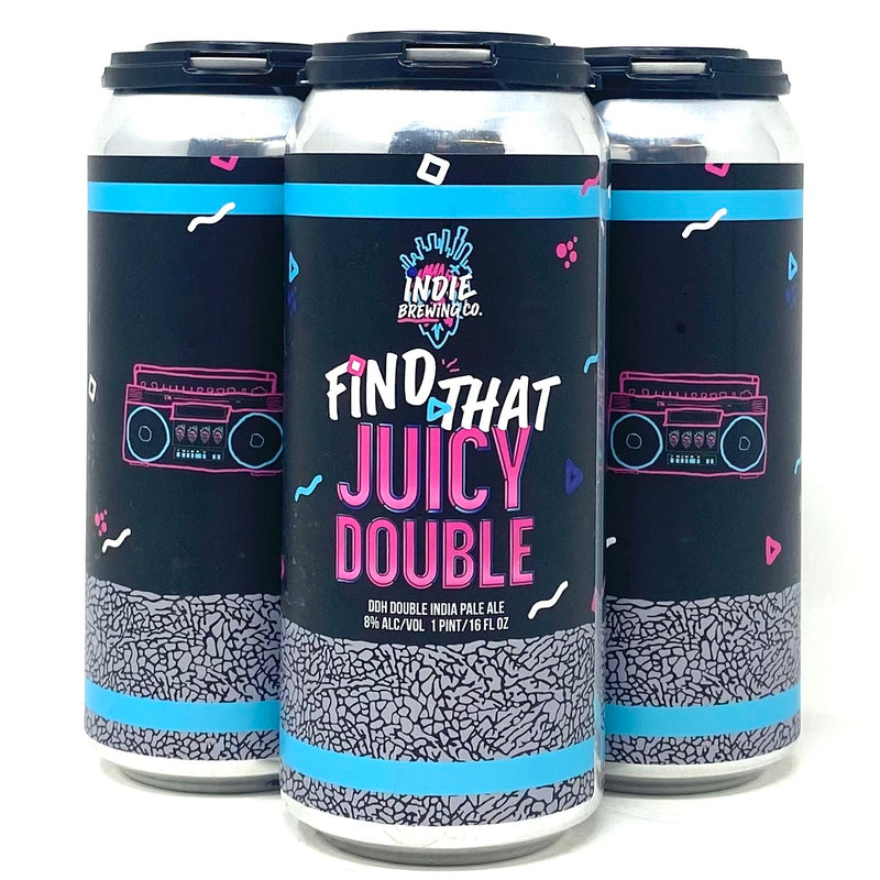 INDIE BREWING ’FIND THAT JUICY DOUBLE’ DDH DIPA 16oz can