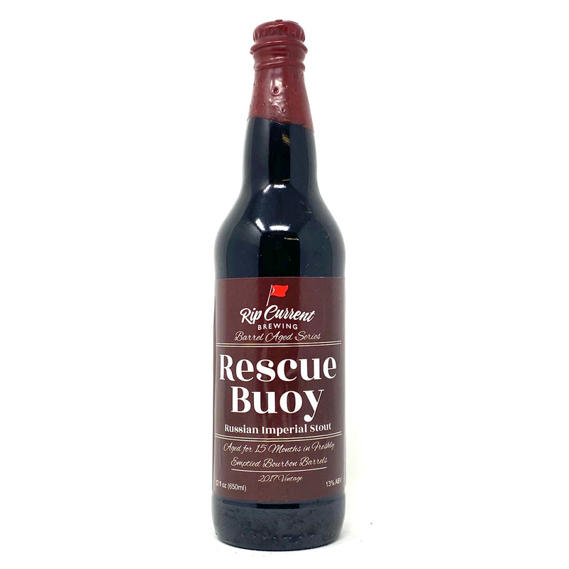 RIP CURRENT 2017 RESCUE BUOY BARREL-AGED RUSSIAN IMPERIAL STOUT 22oz Bottle