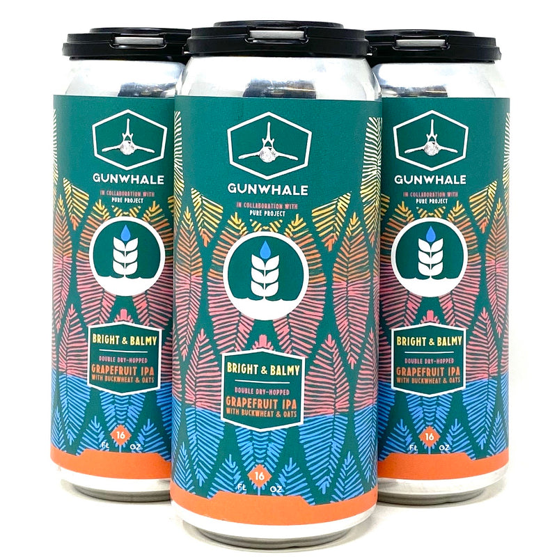 GUNWHALE x PURE PROJECT BRIGHT & BALMY DDH GRAPEFRUIT IPA 16oz can
