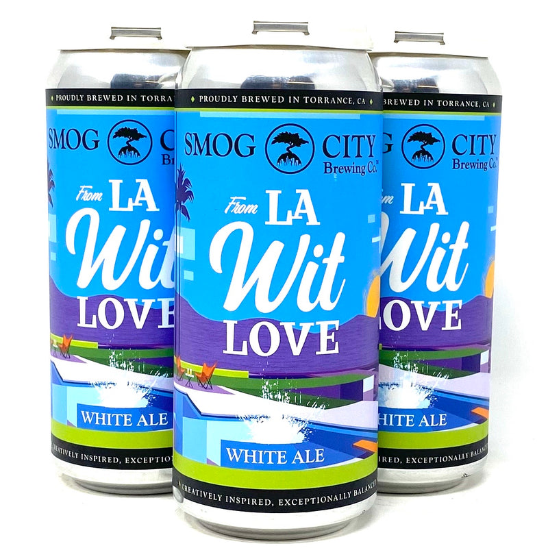 SMOG CITY FROM LA WIT LOVE WHITE ALE 16oz can