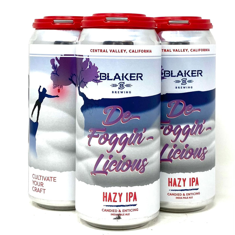 BLAKER DE FOGGIN LICIOUS HAZY IPA 16oz can