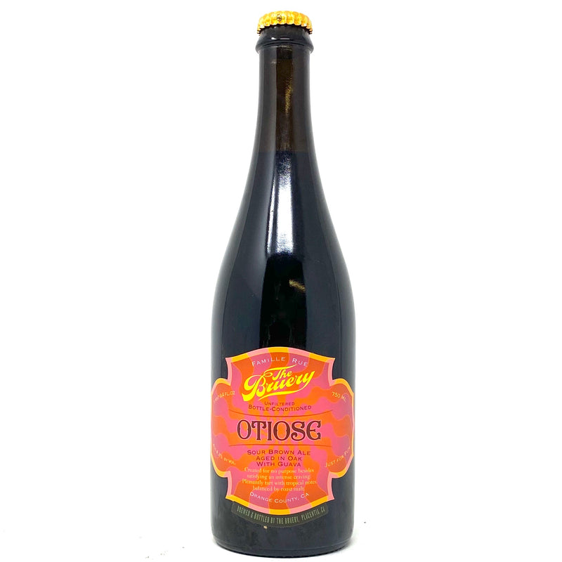THE BRUERY OTIOSE SOUR BROWN ALE AGED IN OAK w/ GUAVA 750ml Bottle ***LIMIT 1 PER PERSON***