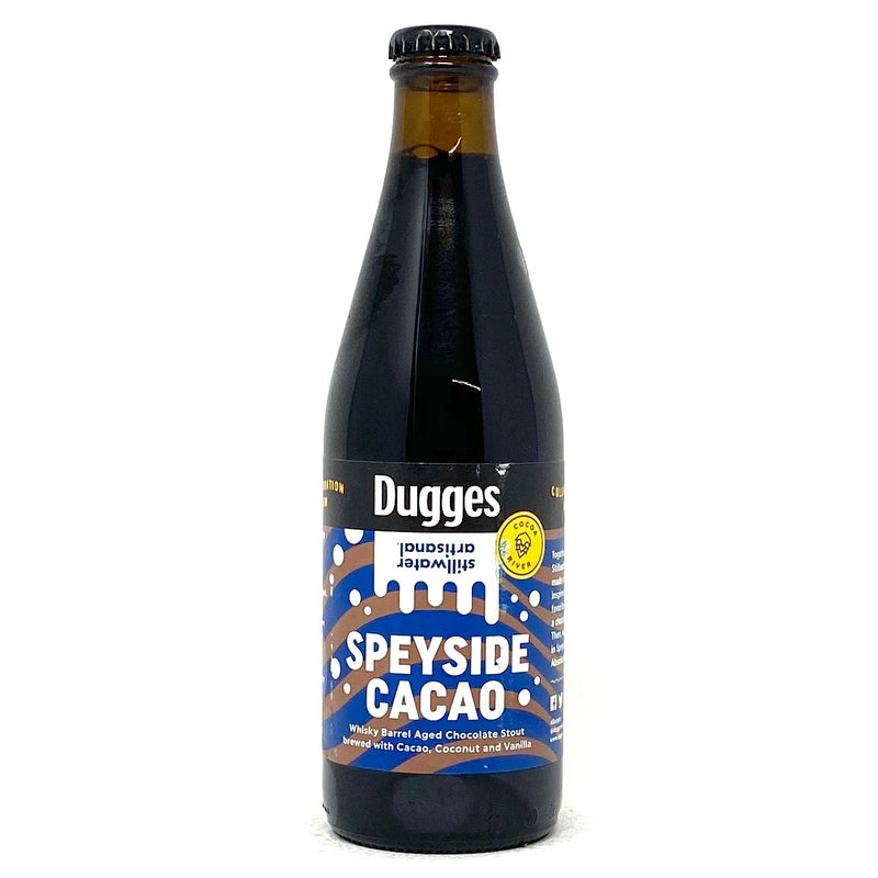 DUGGES SPEYSIDE & STILLWATER CACAO WHISKEY BARELL AGED CHOCOLATE STOUT 11.2oz Bottle