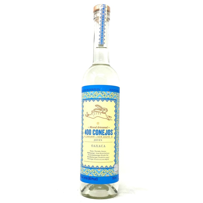 MEZCAL ARTESANAL 400 CONEJOS JOVEN OAXACA 750ml Bottle