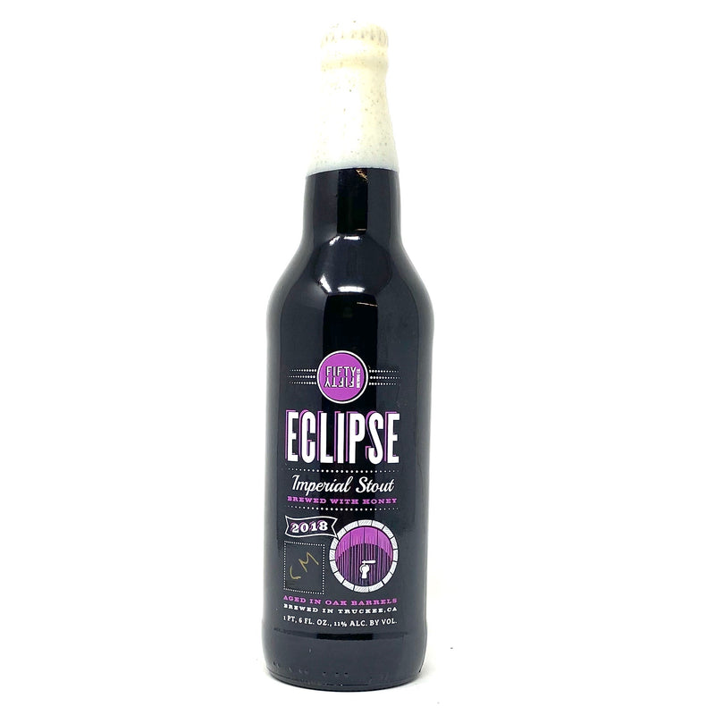 FIFTY FIFTY 2018 ECLIPSE SALTED CARAMEL BARREL AGED IMPERIAL STOUT 22oz Bottle ***LIMIT 1 PER ORDER****