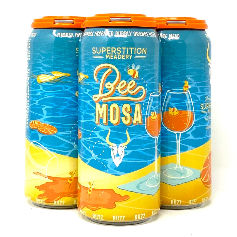SUPERSTITION MEADERY BEE MOSA BUBBLY ORANGE MEAD 16oz can