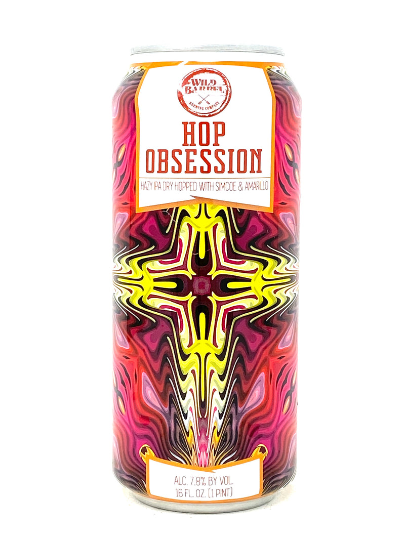 WILD BARREL BREWING HOP OBSESSION HAZY IPA 16oz can