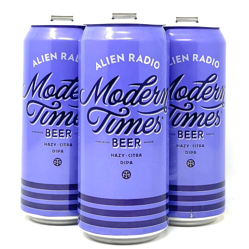 MODERN TIMES ALIEN RADIO HAZY CITRA DIPA 16oz can