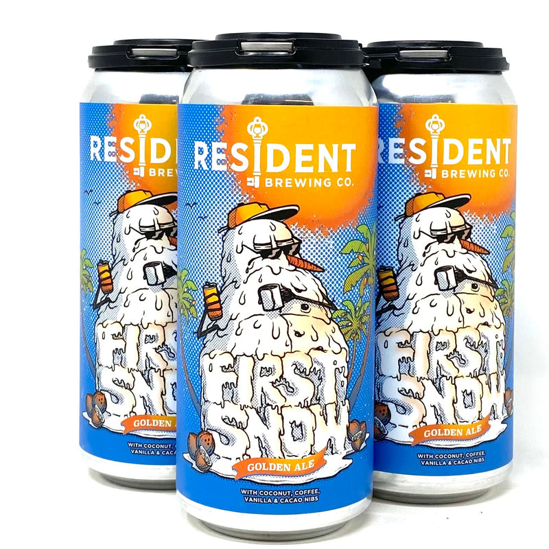RESIDENT BREWING FIRST SNOW GOLDEN ALE 16oz can