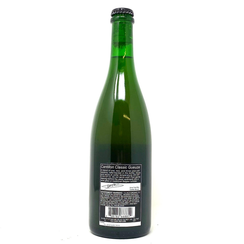 BRASSERIE CANTILLON CLASSIC GUEUZE ALE AGED IN OAK BARRELS 750ml Bottle (READ INSTRUCTIONS IN DESCRIPTION)