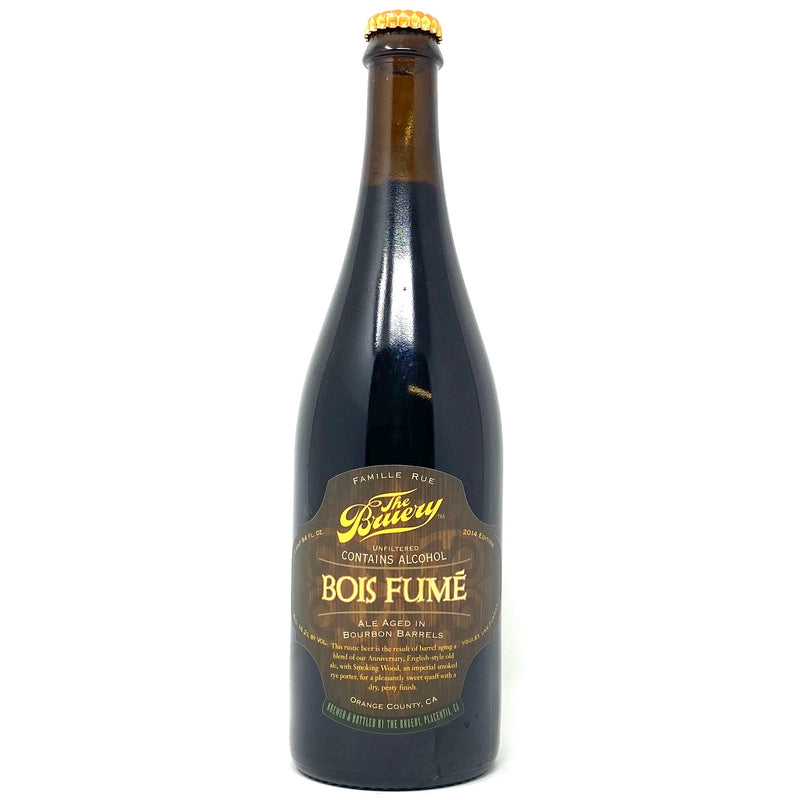 THE BRUERY 2014 BOIS FUME ALE AGED IN BOURBON BARRELS 750ml Bottle