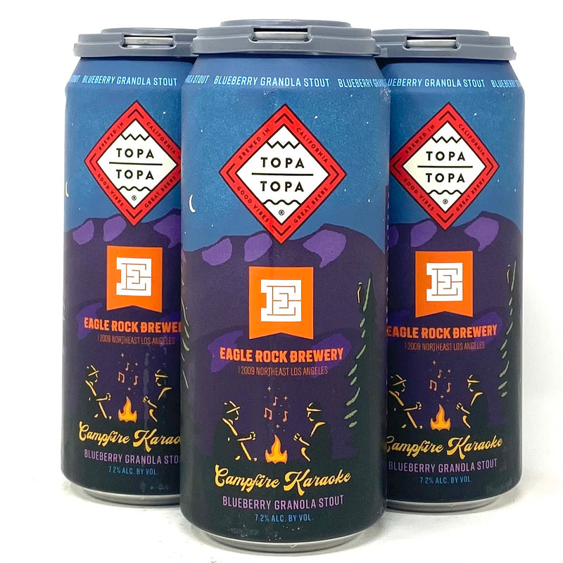 TOPA TOPA x EAGLE ROCK ‘CAMPFIRE KARAOKE’ BLUEBERRY GRANOLA STOUT 16oz can