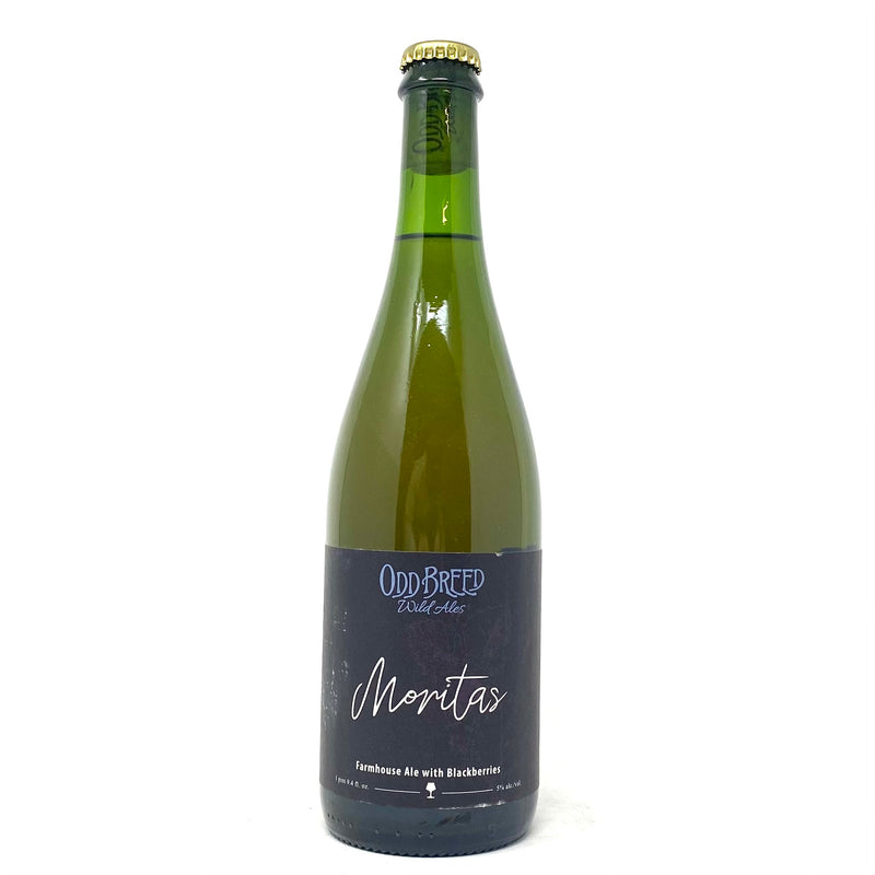 ODD BREED WILD ALES MORITAS FARMHOUSE ALE w/ BLACKBERRIES 750ml Bottle