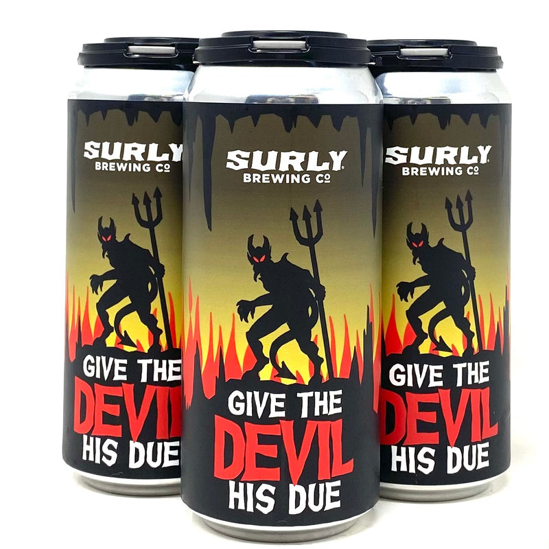 SURLY BREWING GIVE THE DEVIL HIS DUE JUICY HAZY IPA 16oz can